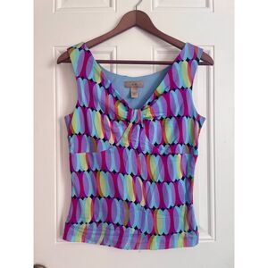 Vintage y2k i.e. colorful tank top small